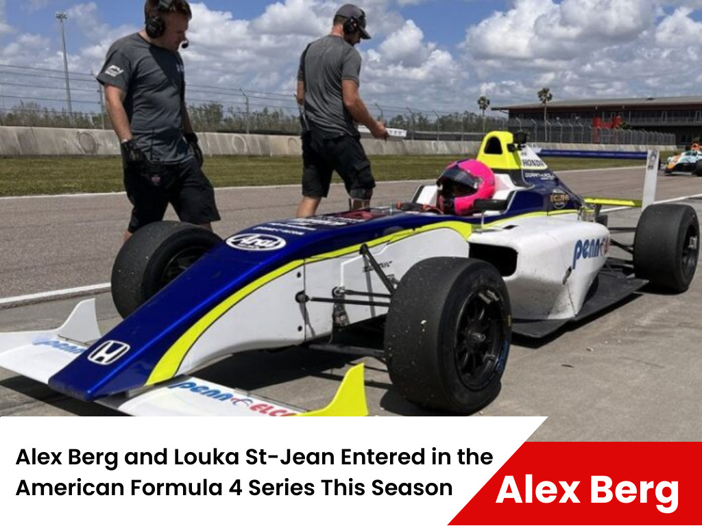 Alex Berg and Louka St-Jean American Formula 4 series this season